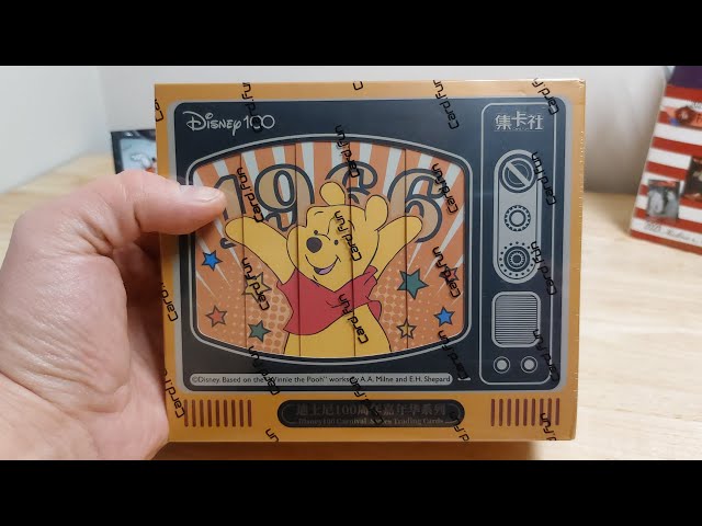 pack opening] Disney 100 Card Fun Trading Cards from China