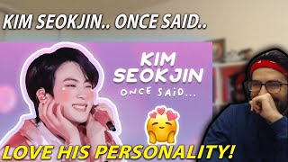 Oh god.. - kim seokjin once said... | Reaction