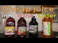 Cheap Juice into Wine/Cider (Bread Yeast vs Wine Yeast)