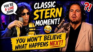 Stuttering John LIES to Howard and things get HEATED! 😤🫣 | Stern Vault 