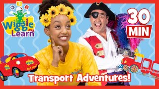 Wiggle and Learn 📚 Learn About Transport 🚂 Kids Songs about Trains Planes Boats & Cars! 🚗The Wiggles