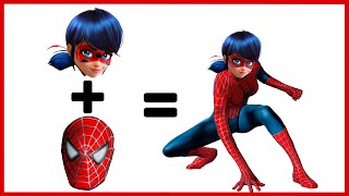 Miraculous Ladybug Mixed Avengers - All Characters @cartoonworld68