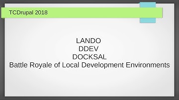 Lando Ddev Docksal - Battle Royale of local development
