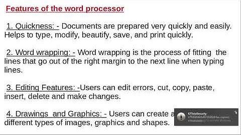 Introduction to word processors ( Chapter-2 )