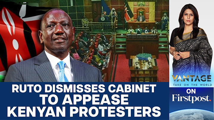 Ruto Dismisses Cabinet: Will it Quell Public Anger in Kenya? | Vantage with Palki Sharma