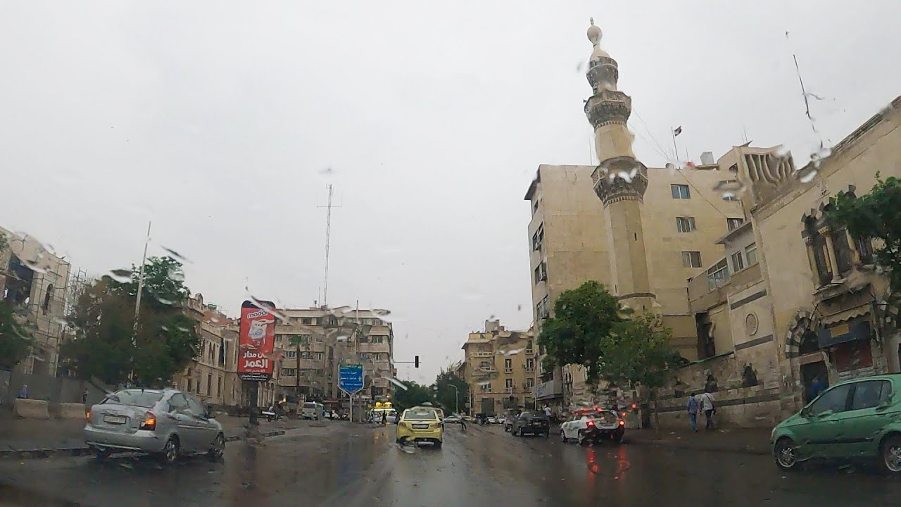 Damascus, Driving in the Rain |  Syria 2024