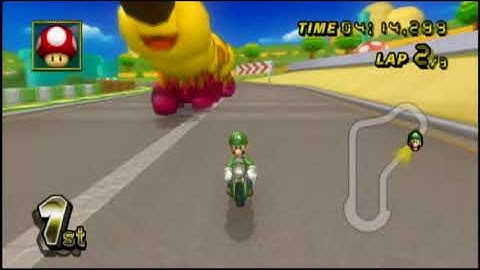 Mario Kart Wii Custom Wiggler Race