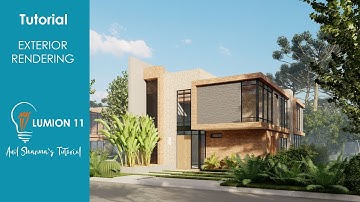 LUMION 11 EXTERIOR  RENDERING TUTORIAL
