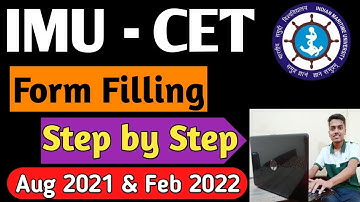 IMU-CET 2021 Form Filling | Step by Step