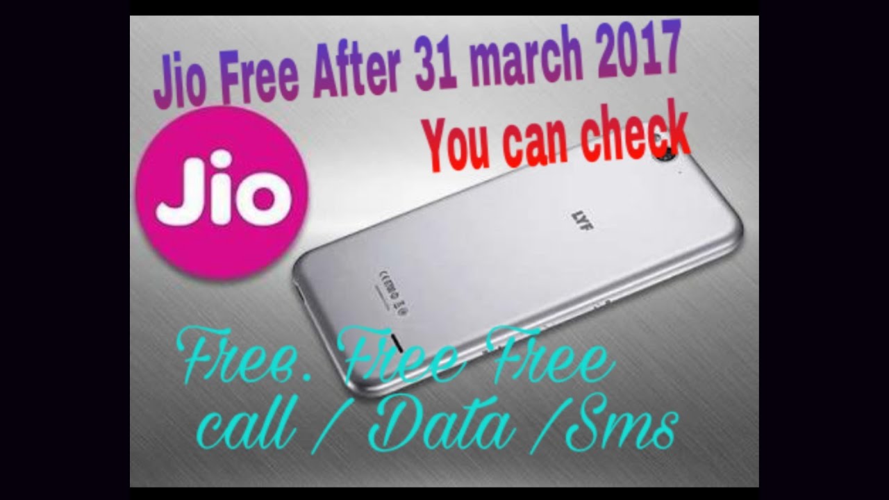 How to Jio free data use after 31 march 2017