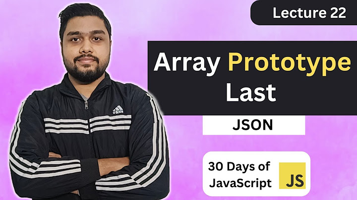 Array Prototype Last | Leetcode 2619 | JSON | 30 Days of JavaScript #javascript #leetcode