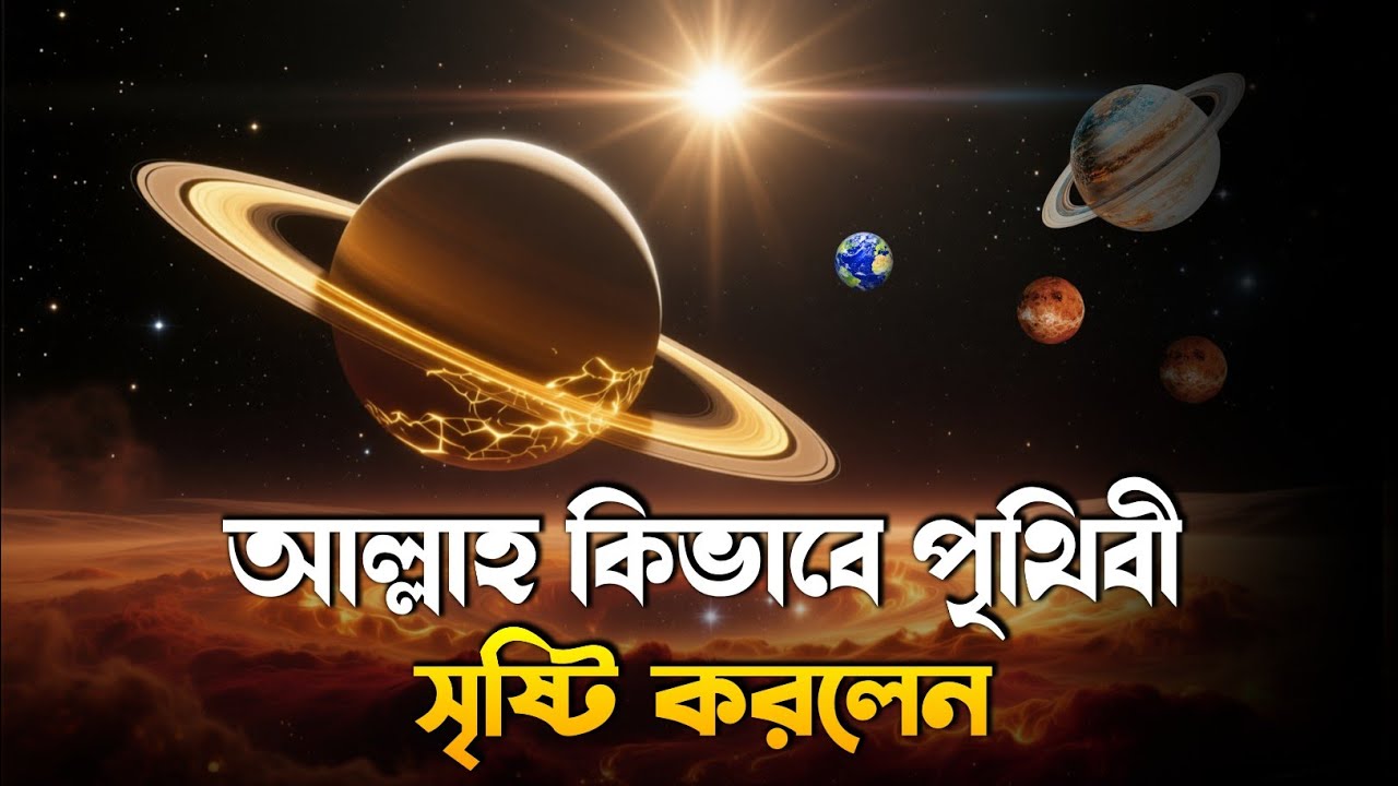 আল্লাহ কিভাবে পৃথিবী সৃষ্টি করলেন | মহাবিশ্ব তৈরির অবিশ্বাস্য কাহিনি! The Story of Universe Creation