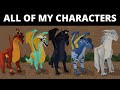 All of my wings of fire roblox characters 