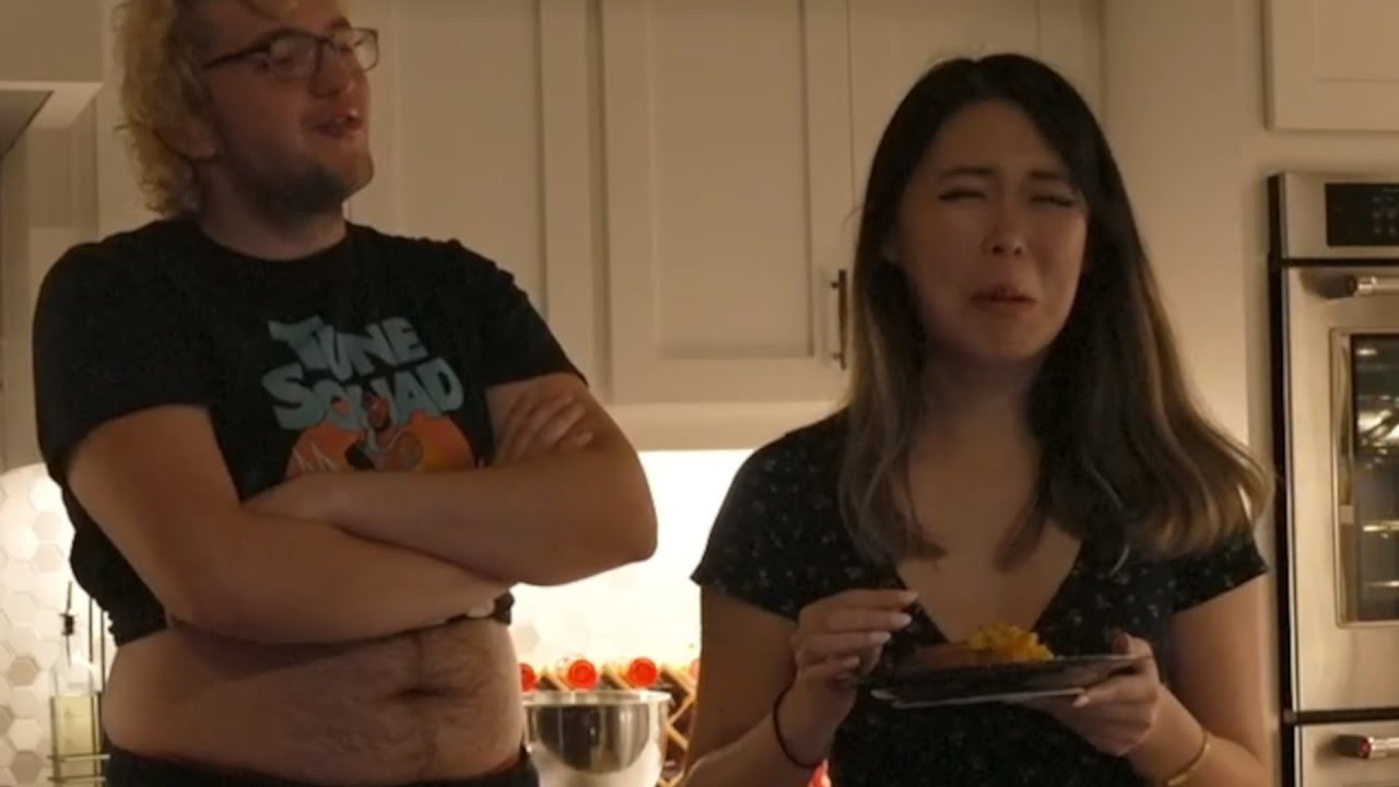 Emily Tries His Pizza