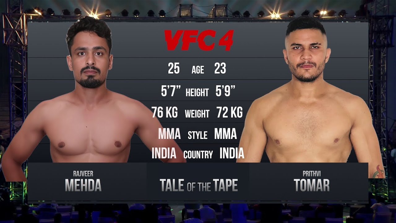 VFC 4 MMA – Pro Fight ClashPrithvi Tomar vs Rajveer Medha 