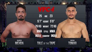VFC 4 MMA – Pro Fight ClashPrithvi Tomar vs Rajveer Medha #mma #ufc #martialarts #trending #mmaworld