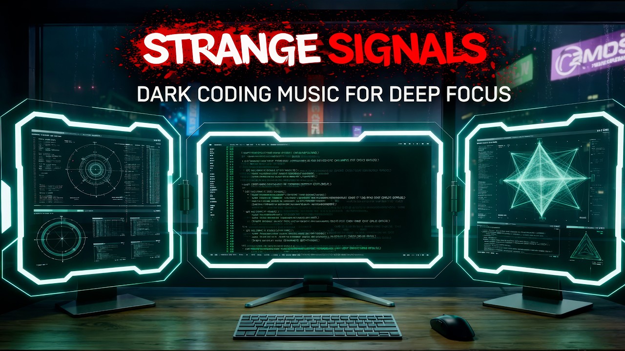 Strange Signals | Dark Coding Music for Deep Focus - YouTube