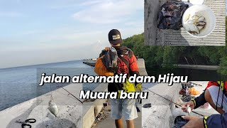 Pintasan Jalan Dam Hijau jalur Pintu air || MUARA BARU