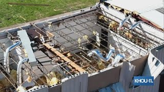 Air 11 shows aerials of damage in Houston area after EF3 tornado