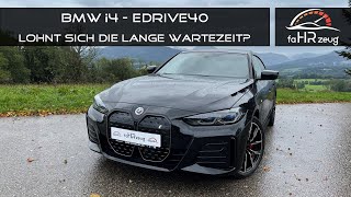 BMW i4 eDrive 40 (2022) - Fahrbericht / Review / Einzeltest (inkl. Kapitel) / Reichweite / G26