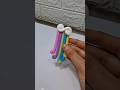 DIY Rainbow Clay Art 🌈✨ | Aesthetic Mini Craft | Satisfying Colorful DIY #shorts