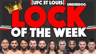 Jacob's LOCK OF THE WEEK for UFC ST LOUIS | LOTW | We Want Picks #UFCSTLOUIS