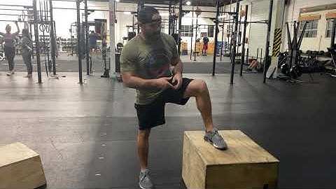 Lateral Box Step Jump Over