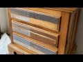 Testing stain combinations on old furniture • Gel Stain finish | comparing colors