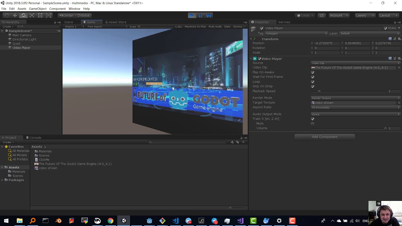 unity video su quad (primo esempio banale se vi prende l'audio) YouTube