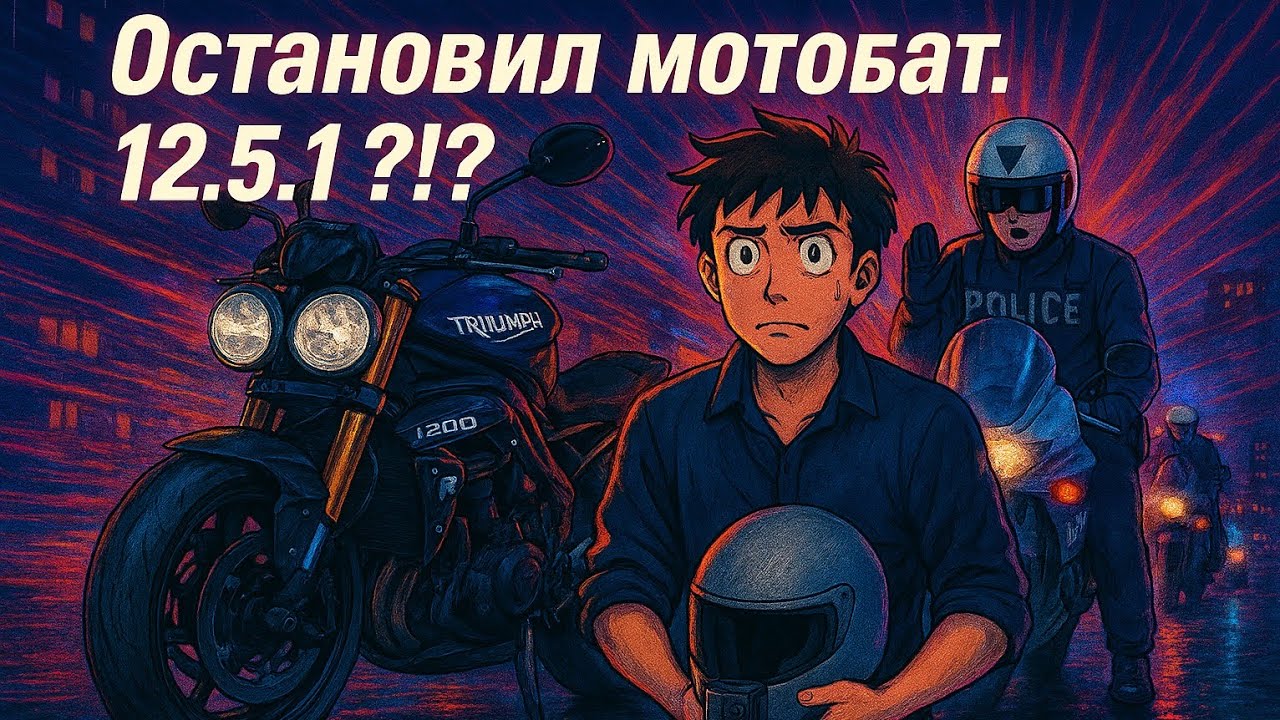 Мотобат, штраф и статья 12.5.1 — конец Triumph Speed Triple?