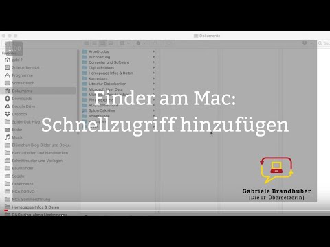 Video: Wo ist die Finder-Seitenleiste auf dem Mac?