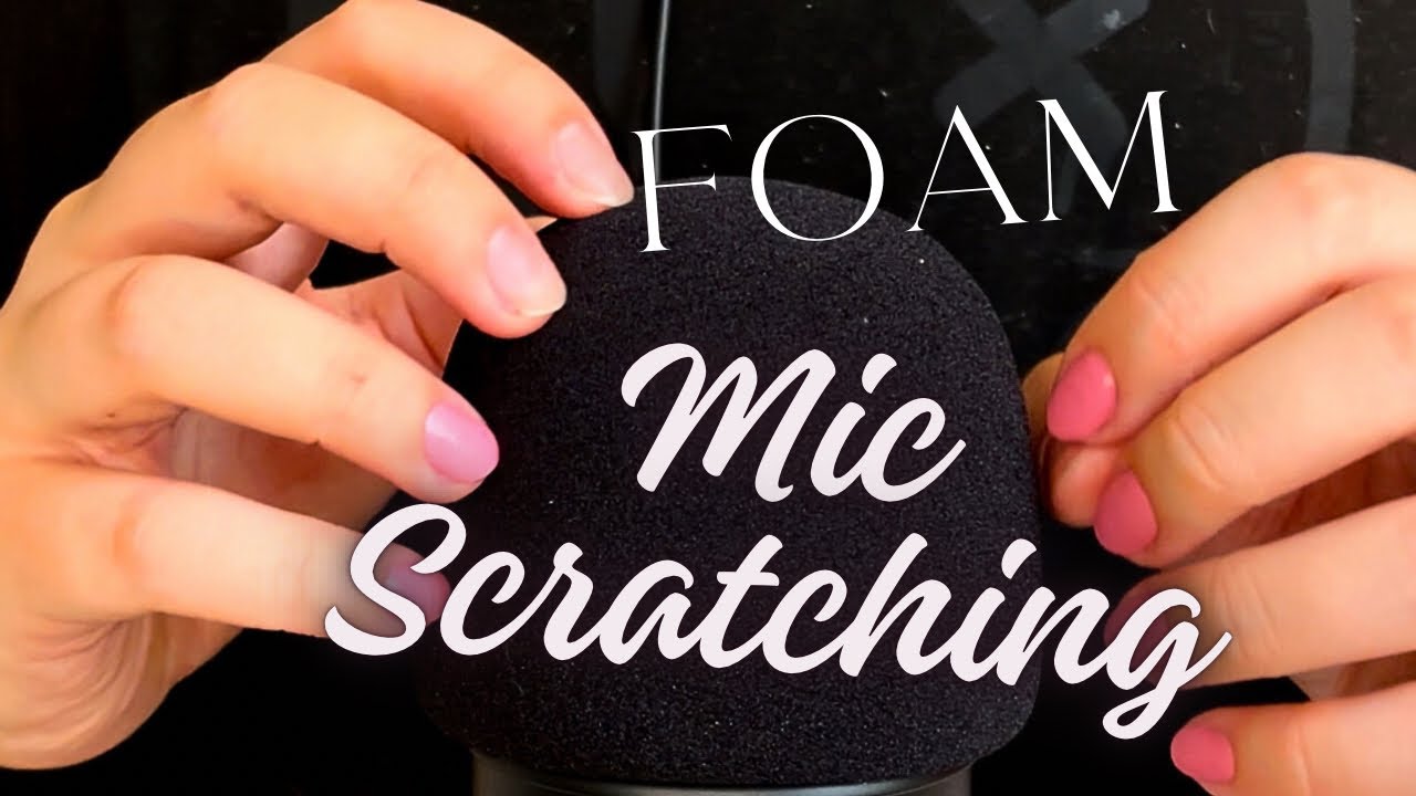 ASMR Foam Mic Scratching & Gripping (No Talking) - YouTube
