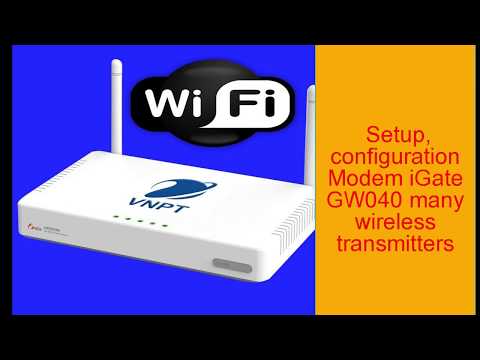 How to  setup wirelesst internet  router iGate Gw 040