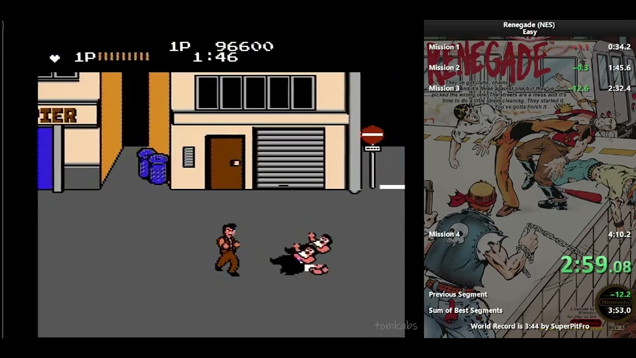 Renegade (NES) - Easy - 