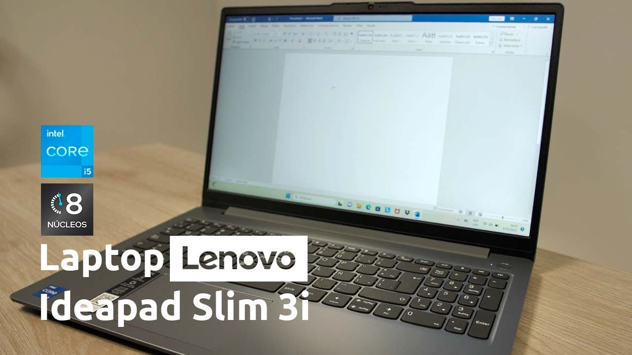 Laptop Lenovo Ideapad Slim 3i: ¡Desata la potencia con el procesador Intel Core i5 con 8 núcleos! 💻🔝