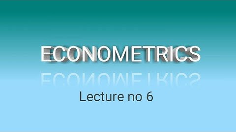 Two variable Regression: Interval Estimation and testing hypothesis | Econometrics lecturer