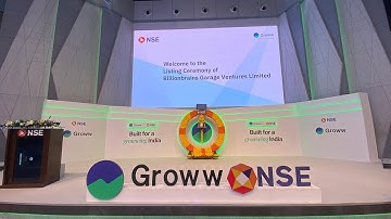 Listing ceremony of Billionbrains Garage Ventures Limited