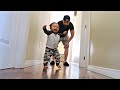 Baby Takes His First Steps! (9 MONTHS OLD)