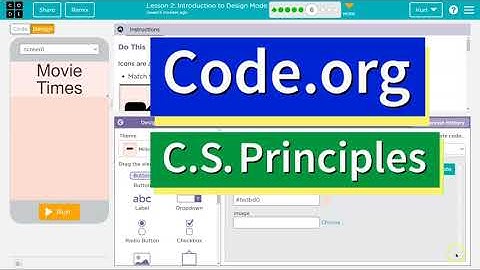 Code.org Lesson 2.5 Introduction to Design Mode | Tutorial with Answers | Unit 3 CS Principles