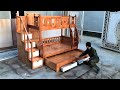 DIY - Amazing How To Build Under Hidden Drawers Smart Bed Extremely Beautiful Creative Saving Space