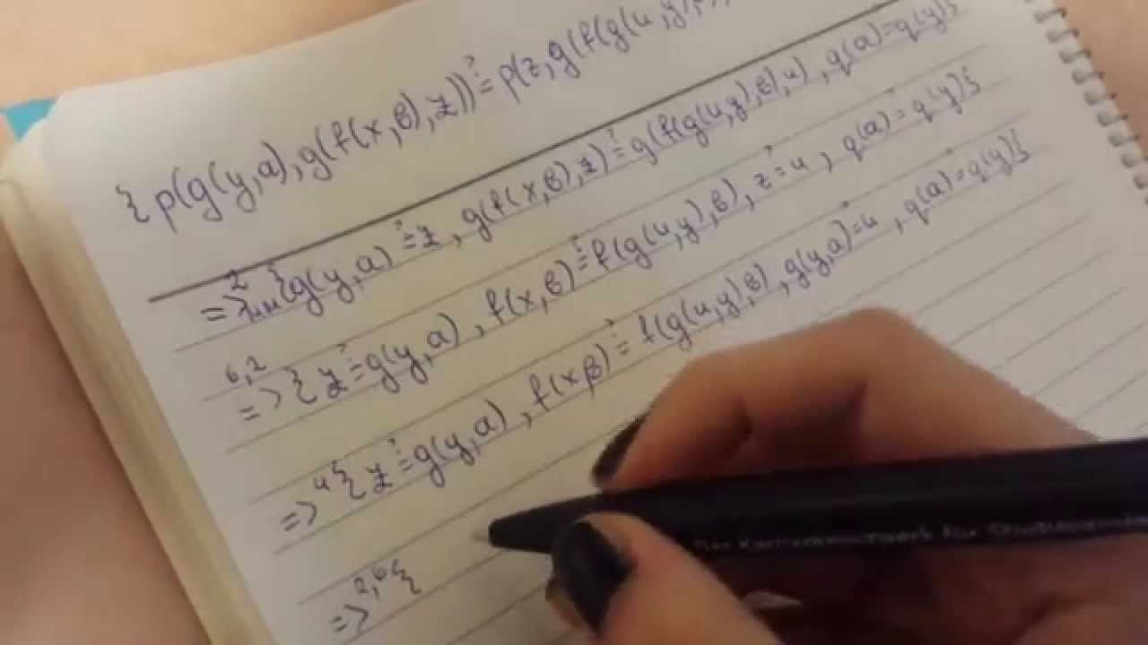 Most general Unifier with Martelli/Montanari algorithm example