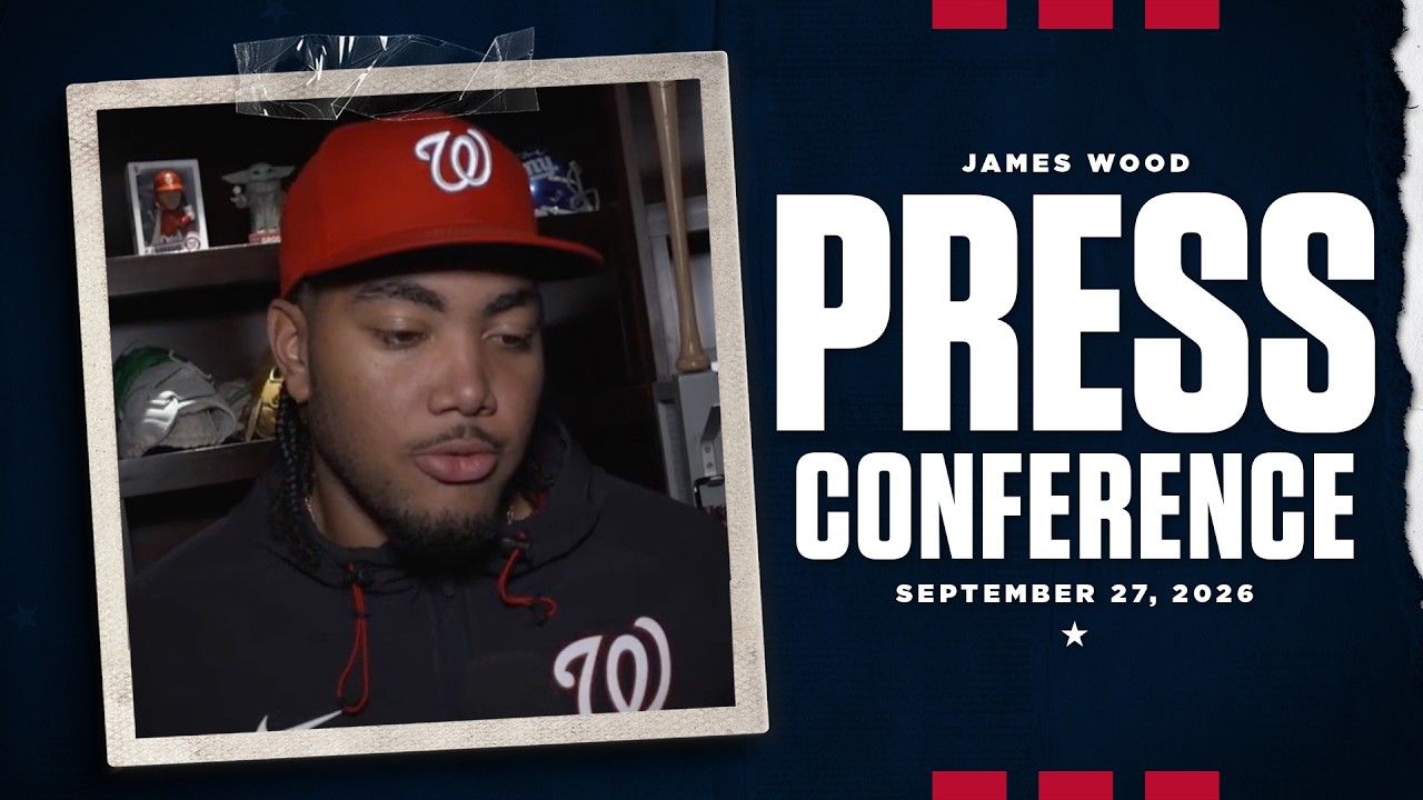 James Wood End-Of-Year Press Conference | Nationals vs. Mets | September 27, 2026