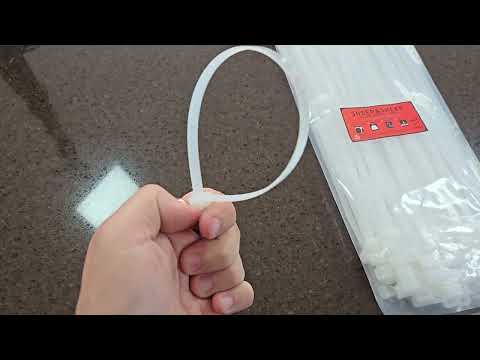 Outdoor Zip Ties White