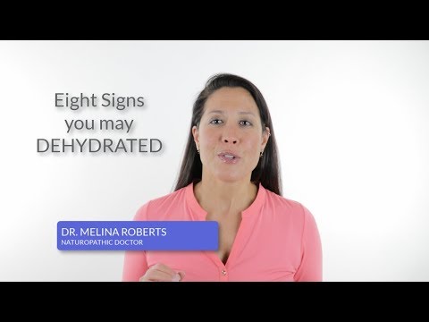 EIGHT Signs you may be Dehydrated
