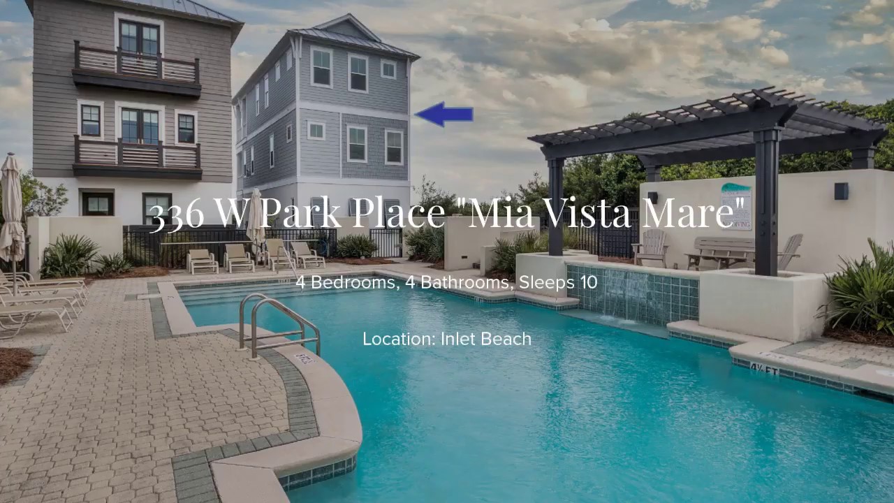 30A Florida Luxury Inlet Beach Gulf Front Vacation Rental 336 W Park
