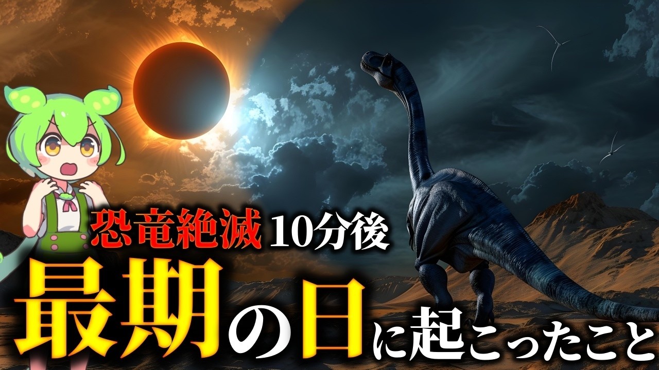 地球に何が起こった？恐竜絶滅の数分後…巨大津波・巨大地震・暴風…そして
