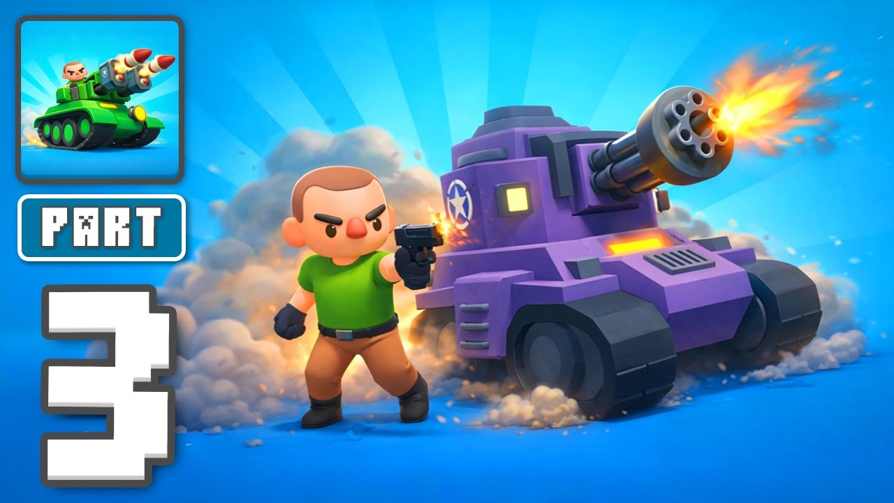 Tank Sniper: 3D Shooting Games - Gameplay Walkthrough Part 3 - Snipe Armor From Afar (iOS, Android)