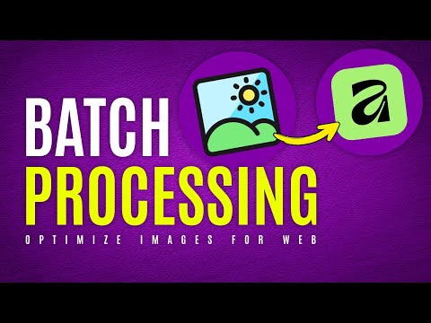 Optimize Images for Web Using Affinity (Batch Image Processing) | Affinity Photo Editing Tutorial