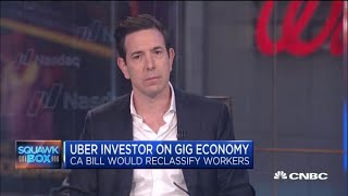 Uber investor weighs in on the California gig economy law