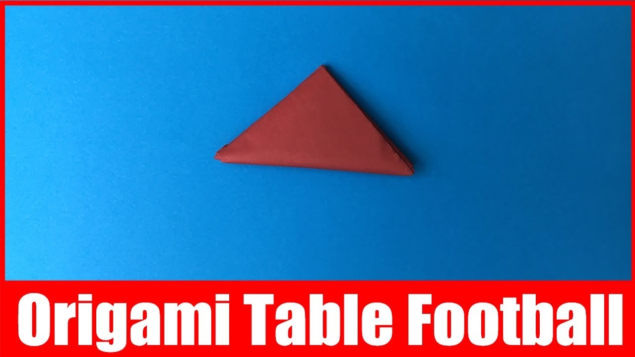 How To Make A Paper Football DIY Table Football Flick Football How To Make A Paper Football DIY Table Football Flick Football